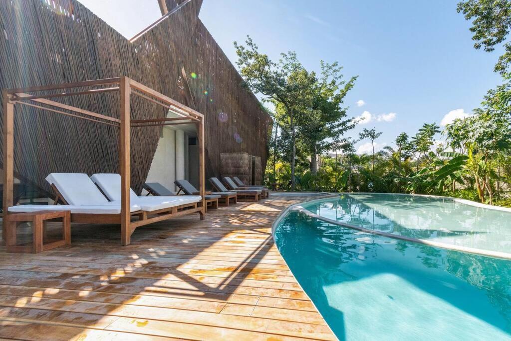 Exclusive Studio In A Gated Community By Casa Paraiso Tulum Pueblo Buitenkant foto